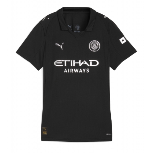 Billige Fotballdrakt Manchester City Replika Bortedrakt Dame 2025-26 Kortermet Billige Fotballdrakt Manchester City Replika Bortedrakt Dame 2025-26 Kortermet